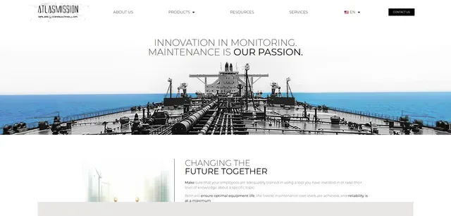 Atlas Mission: Website, Alojamento web