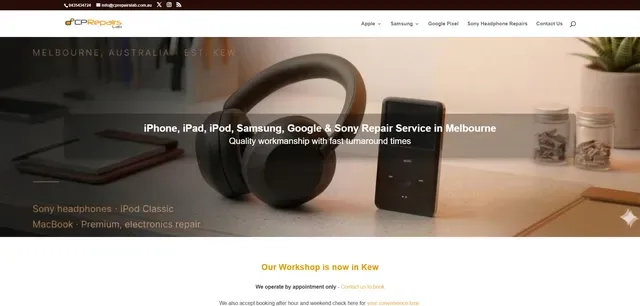 CPRepairs Lab: Website, App mobile