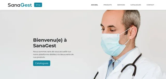 Sanagest: Website, Loja online