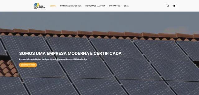 SunCharge: Online store, Website development