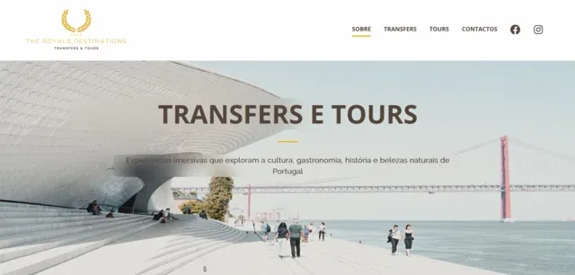 The Royals Destinations: Website development, Web hosting